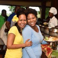Shadel Nyack Compton (left) at Belmont Estate, Grenada © CTA
